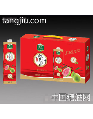 泽一天荷源红芭乐汁1Lx6