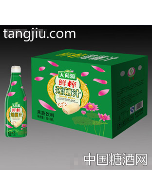 天荷源鲜榨莲藕汁1Lx6瓶