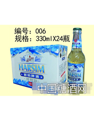 冰纯新哈啤酒
