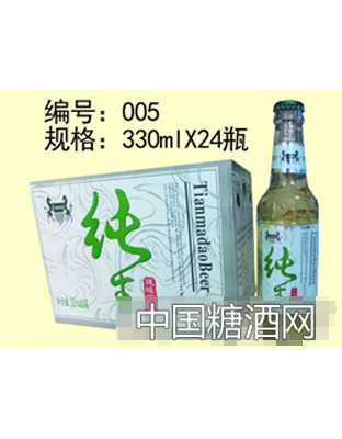 纯生风味啤酒