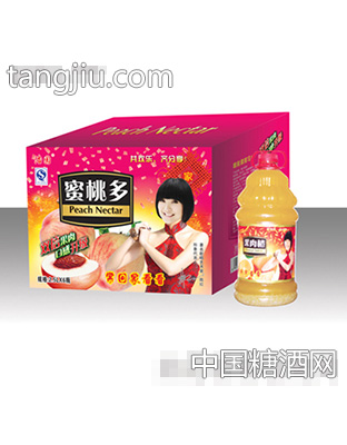 天然蜜桃多1.5lX6瓶箱装