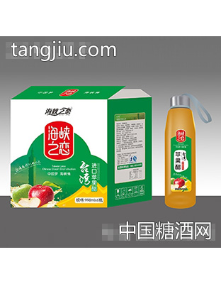 海峡之恋中国台湾苹果醋998mlx6瓶