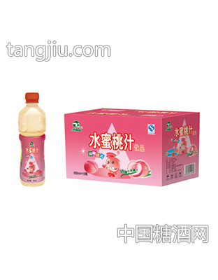 天坛山水蜜桃汁饮品500mlx15瓶