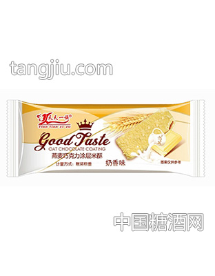 天天一族燕麦巧克力涂层米酥奶香味