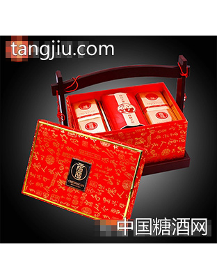 成冠月饼双层提篮