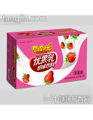 跳跳龙优果乳草莓味