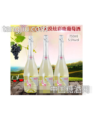 西班牙炫彩鹿天然有机起泡酒