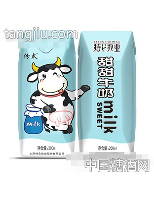 汾太特伦牧业甜甜牛奶200ml