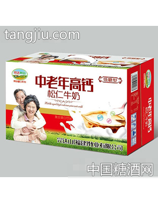中老年高钙松仁牛奶低糖型