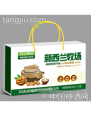 新西兰牧场高钙核桃牛奶250mlx12盒