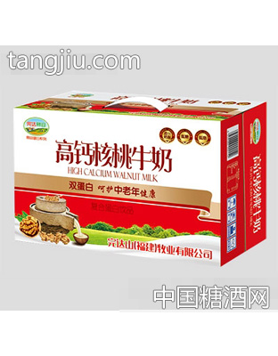 高钙核桃牛奶标箱