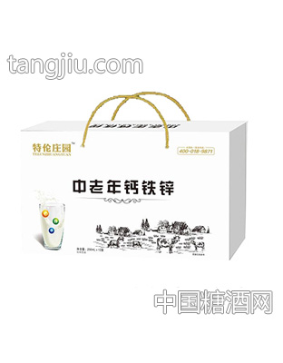 特伦庄园中老年钙铁锌复合蛋白饮品250mlx12