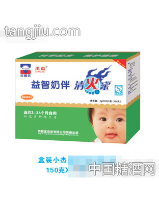 盒装小杰奶伴清火