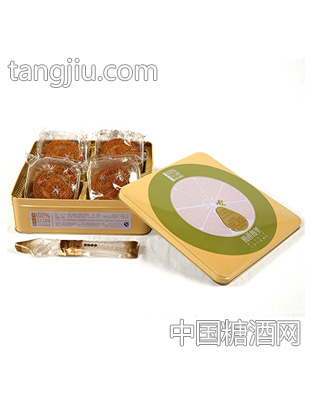 柚通柚美柚子月饼铁盒装