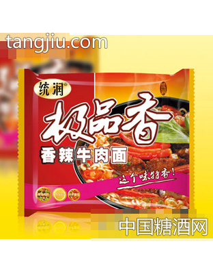 统润香香辣牛肉面