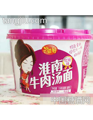 徽好淮南牛肉汤面红烧味
