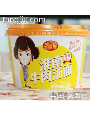 徽好淮南牛肉汤面香辣味