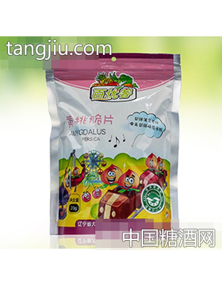 百优客黄桃脆片20g
