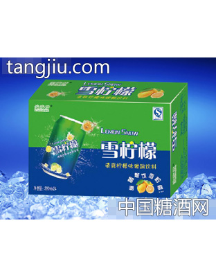 滨海情雪柠檬碳酸饮料