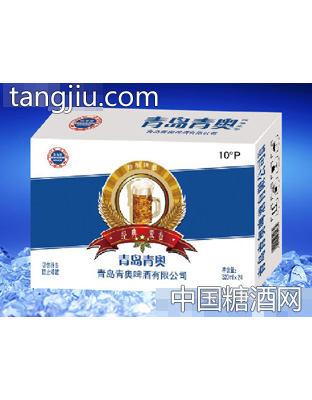 滨海情经典麦香啤酒（白蓝）