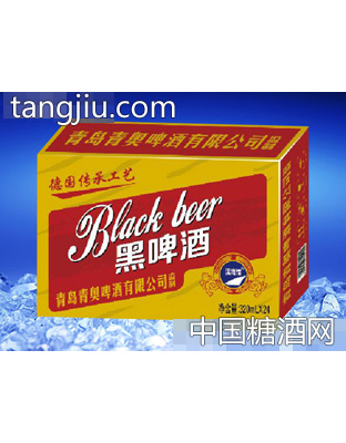滨海情黑啤酒320ml（金卡）