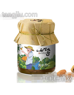 山生有杏风味杏仁180g