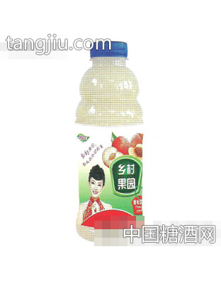 乡村果园600ml大瓶装桃味饮料