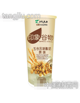 印象谷物原味五谷风味酸奶