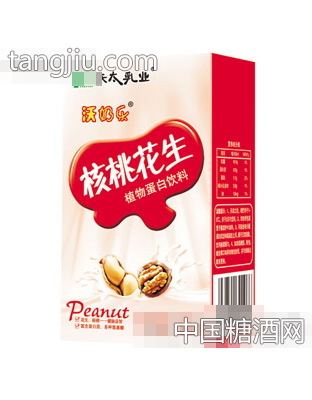沃奶乐核桃花生植物蛋白饮料250ml