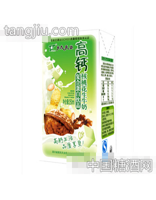 高钙核桃花生牛奶250ml