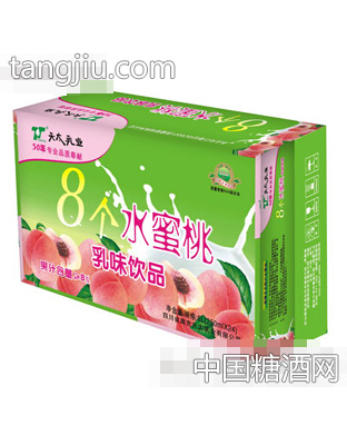 250MLX24盒8个水蜜桃乳味饮品