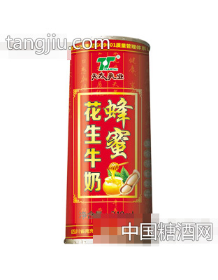 天太乳业蜂蜜花生牛奶240ml