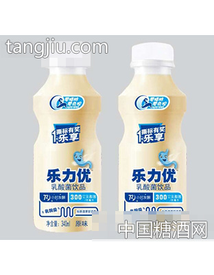 乐力优乳酸菌饮品原味340ml