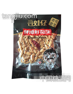 谷娃仔老酒花生118克
