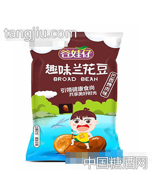谷娃仔趣味兰花豆巴西烤肉味散装称重