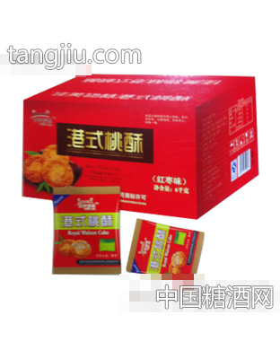 昌发祥港式桃酥红枣味