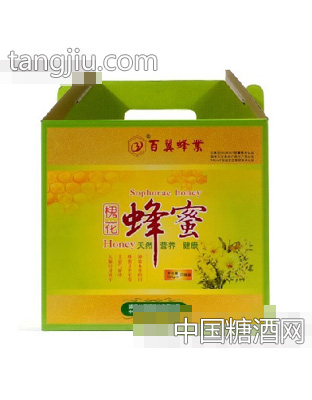 百翼蜂蜜盒装500g