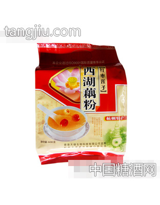 西湖藕粉红枣莲子