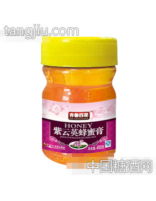 齐鲁百花紫云英蜂蜜膏450gx12