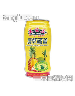 美姿美凤梨椰子芦荟汁245ml