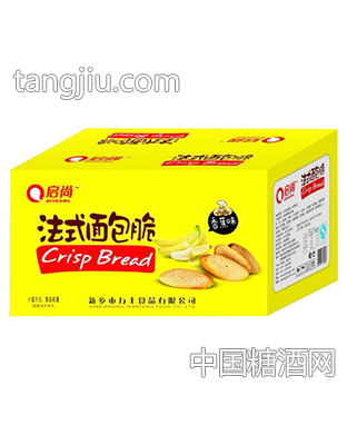 3kg启尚法式面包脆香蕉味箱装