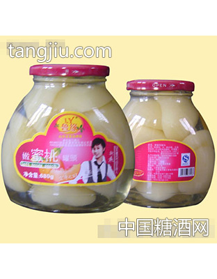 680g糖水白桃罐头