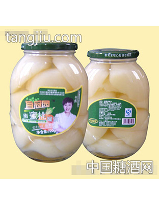 宜冠园720g糖水白桃罐头