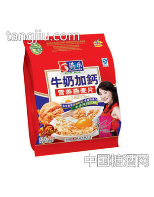 万鑫牛奶加钙营养燕麦片800g