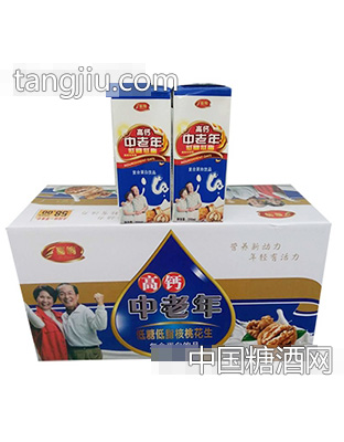喜响高钙中老年低糖低脂核桃花生奶