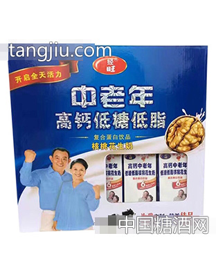 经旺中老年高钙低糖低脂核桃花生奶
