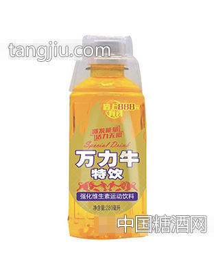 万力牛特饮强化维生素饮料280ML