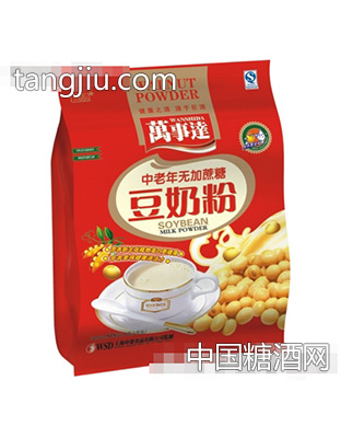 中老年无加蔗糖豆奶粉袋装
