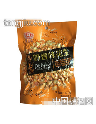 翁财记奶香花生170克