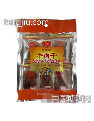 翁财记沙嗲味牛肉干68克